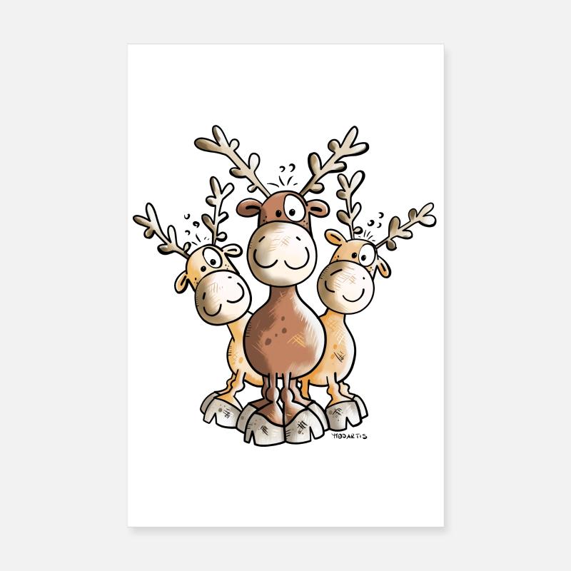 Alces alces Poster 20 x 30 cm