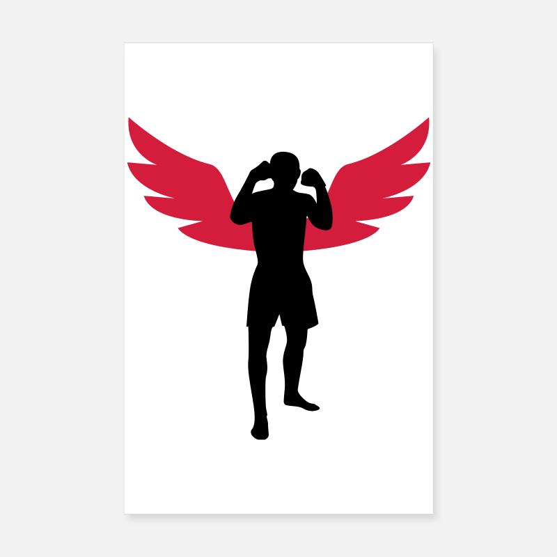 Kickboxen / Kickboxing / Kickboxer / Kick Boxing Poster 20x30 cm