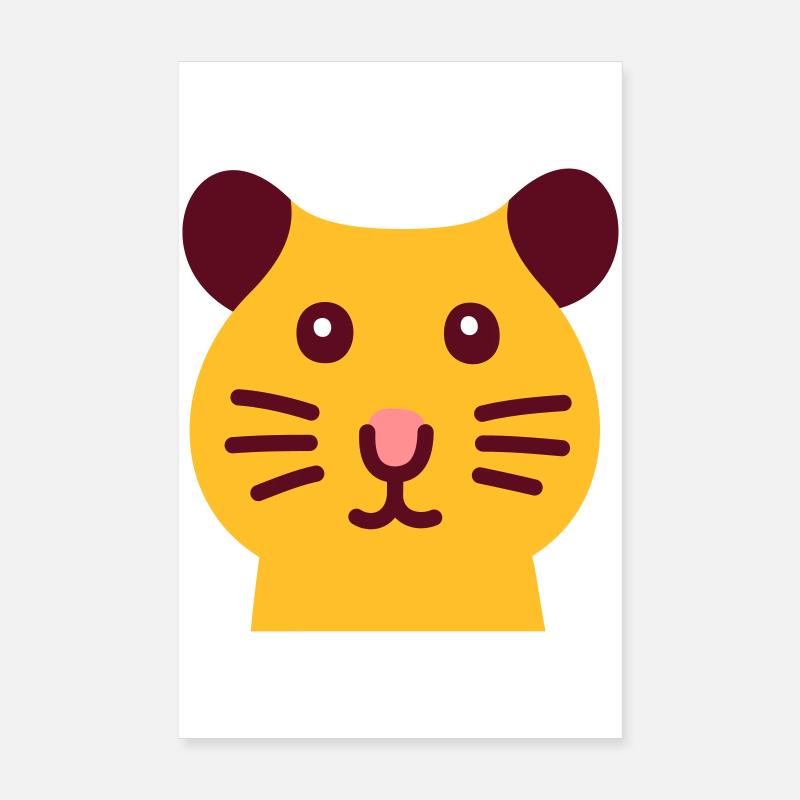 Mignon hamster Poster 20 x 30 cm
