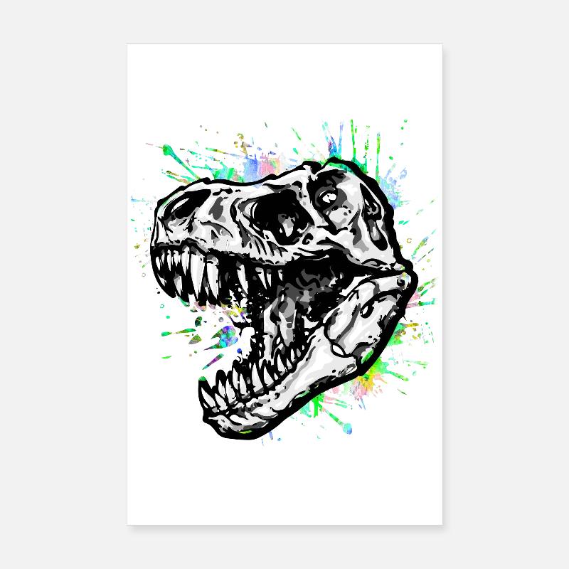 Dinosaurier / T-Rex / Trex / Geschenkidee Poster 20x30 cm