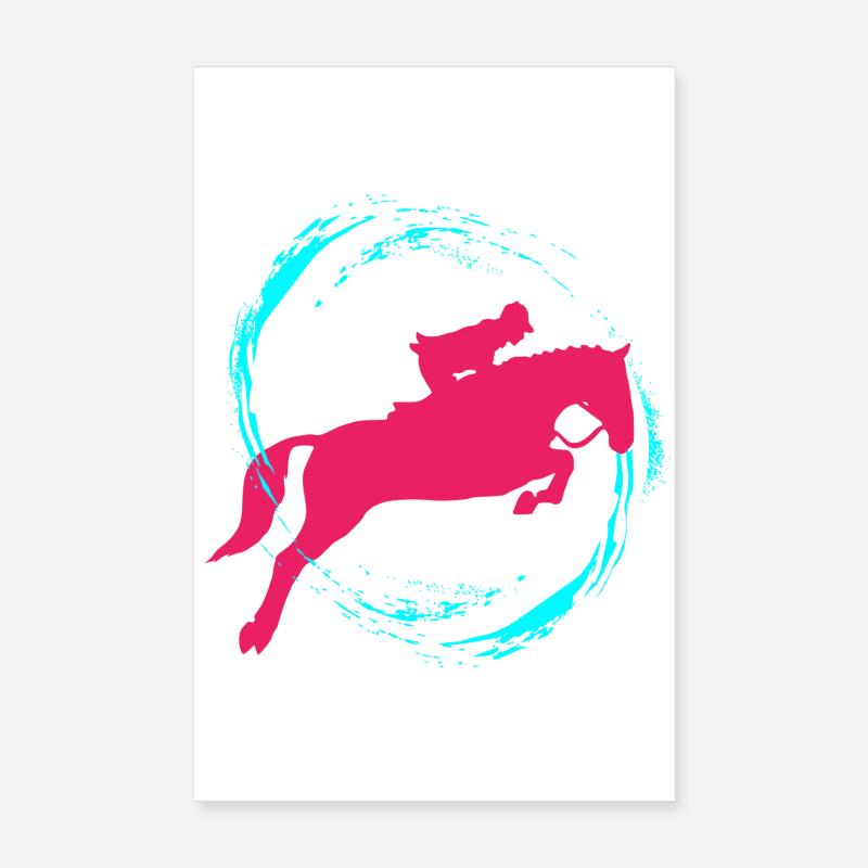 Reiten Poster 20x30 cm