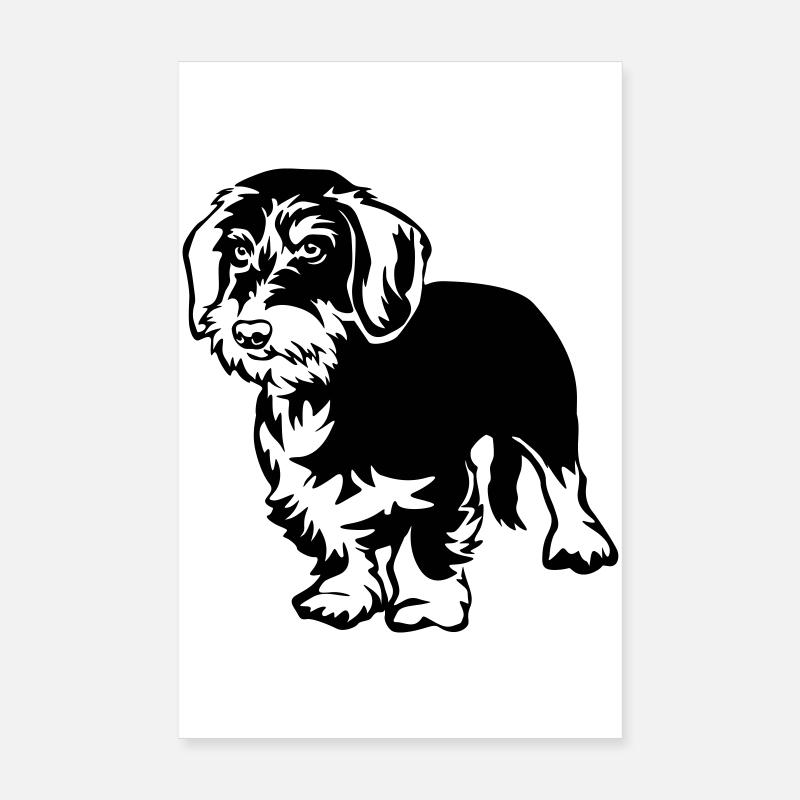 Dackel Poster 20x30 cm