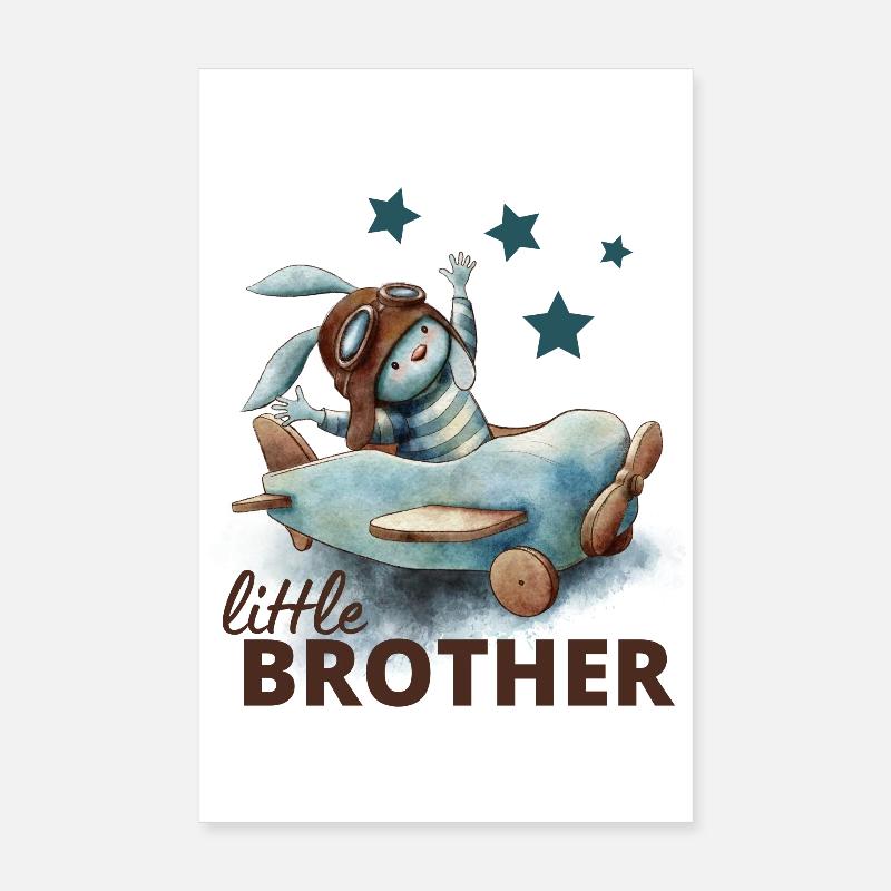 Kleiner Bruder Poster 20x30 cm