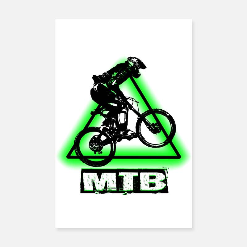 Vélo VTT Poster 20 x 30 cm
