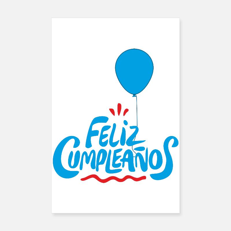 Happy birthday Poster 8" x 12" (20x30 cm)