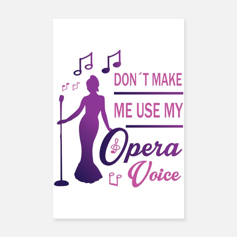 Loud voice Poster 8" x 12" (20x30 cm)