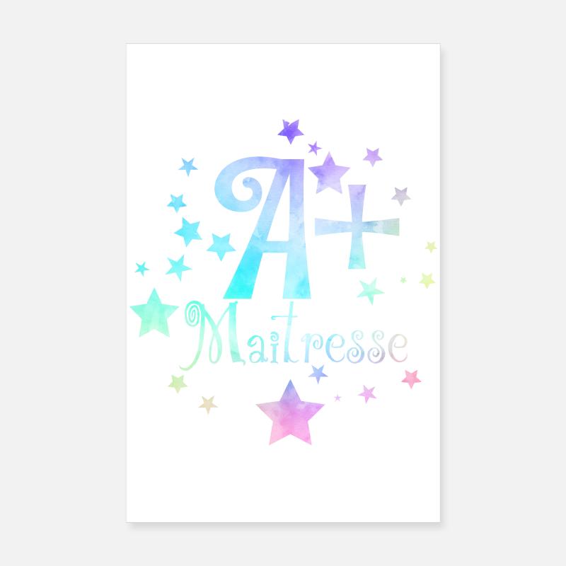 A+ teacher Poster 8" x 12" (20x30 cm)