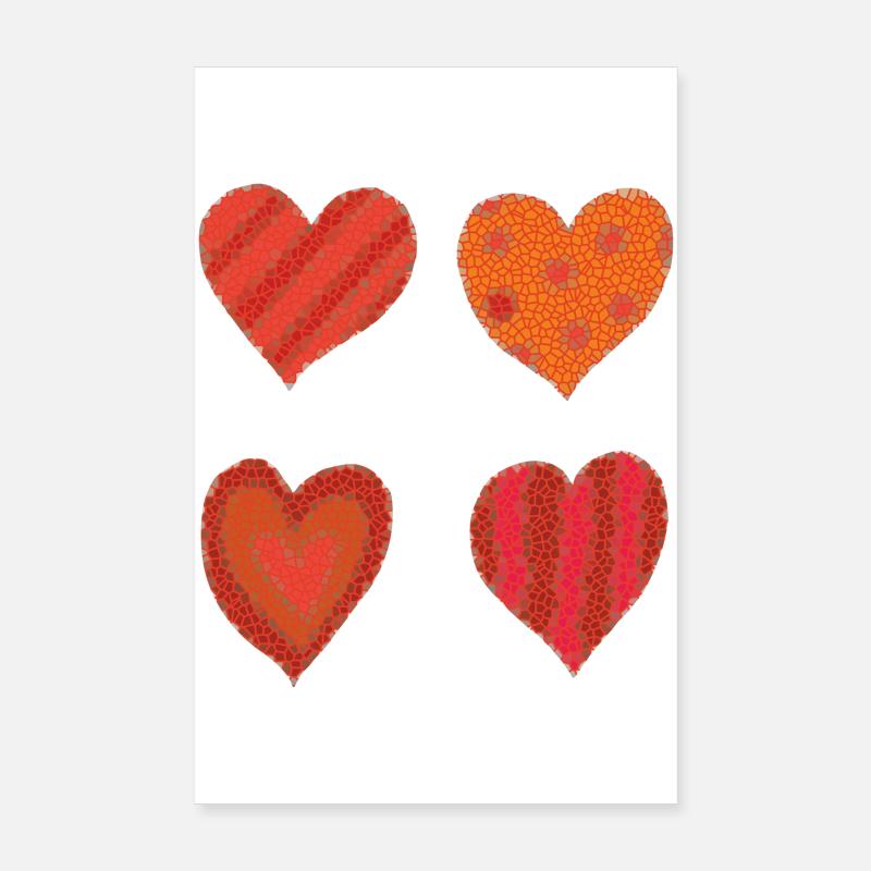 Variations cardiaques Poster 20 x 30 cm
