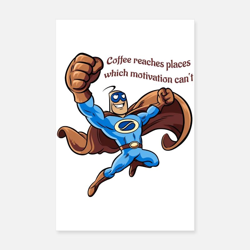 Capitaine Café Poster 20 x 30 cm