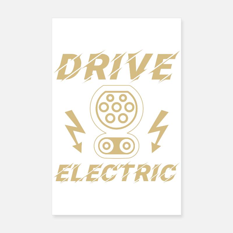 Entraînement électrique CCS Combo 2 Supercharge Elektro Poster 20 x 30 cm