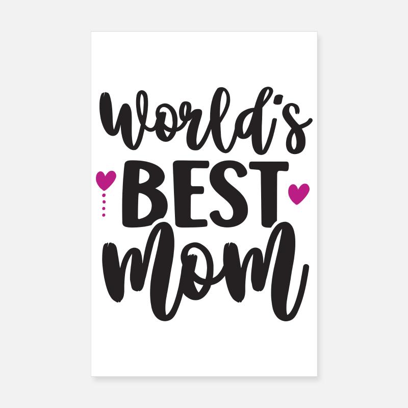 Die beste Mutter der Welt Poster 20x30 cm