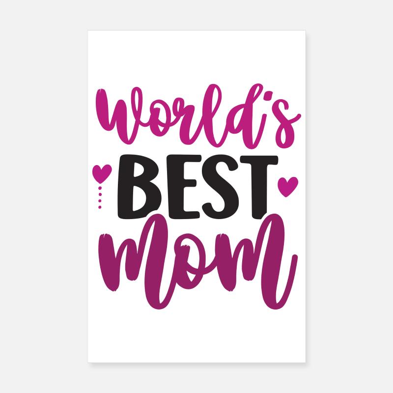 Die beste Mutter der Welt Poster 20x30 cm