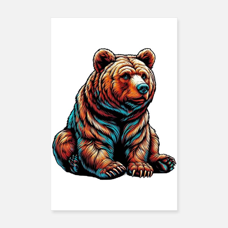 Bär Poster 20x30 cm