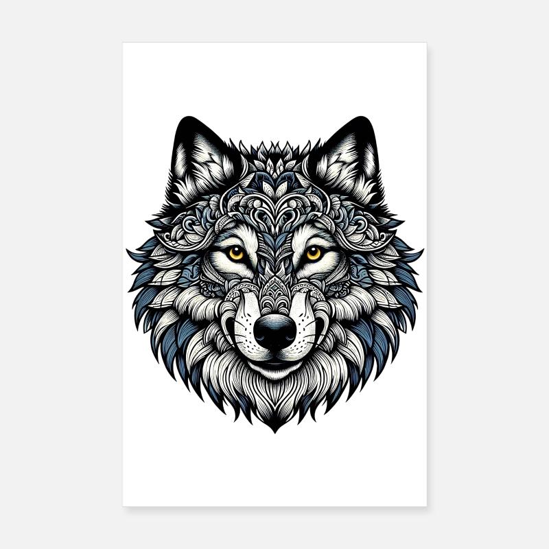 Loup Poster 20 x 30 cm