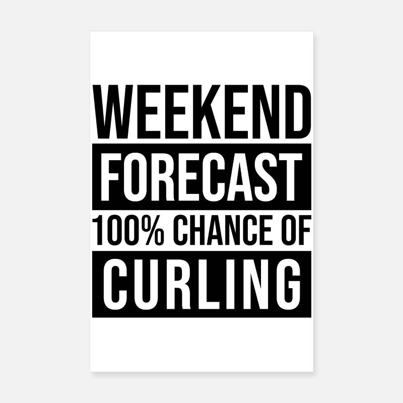 Curling Poster 20x30 cm