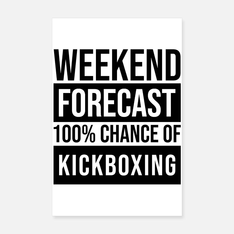 Kickboxer Poster 20x30 cm