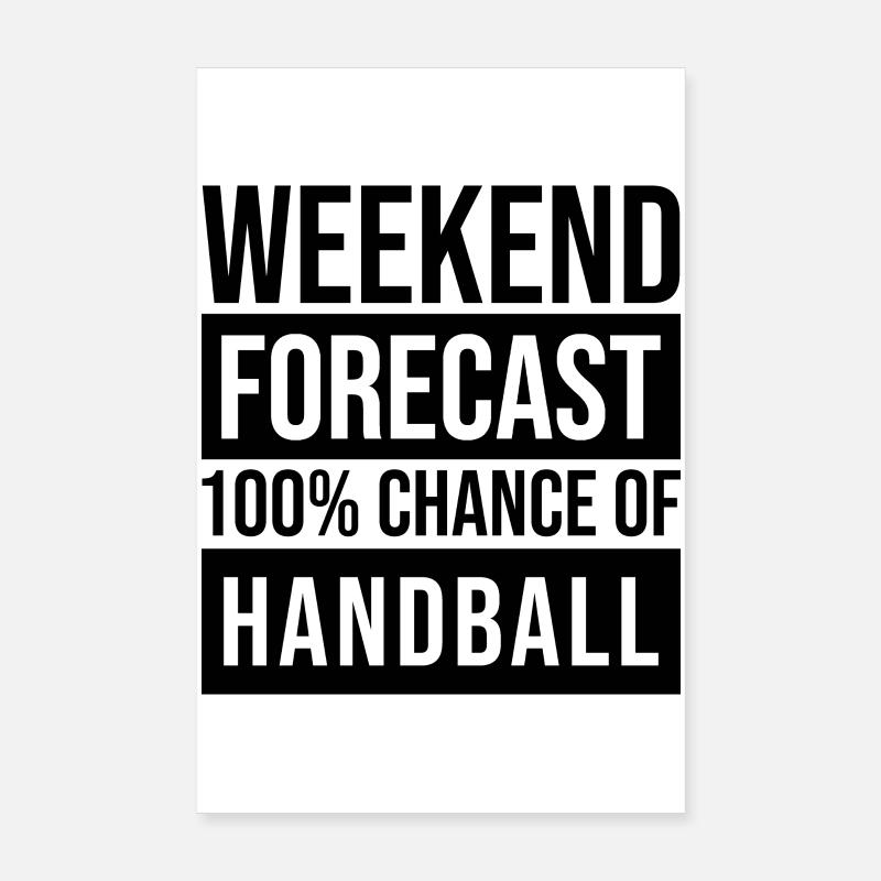 handball Poster 20 x 30 cm