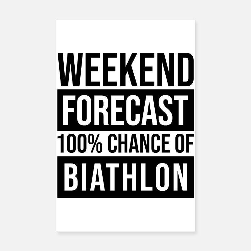 Biathlon Poster 8" x 12" (20x30 cm)