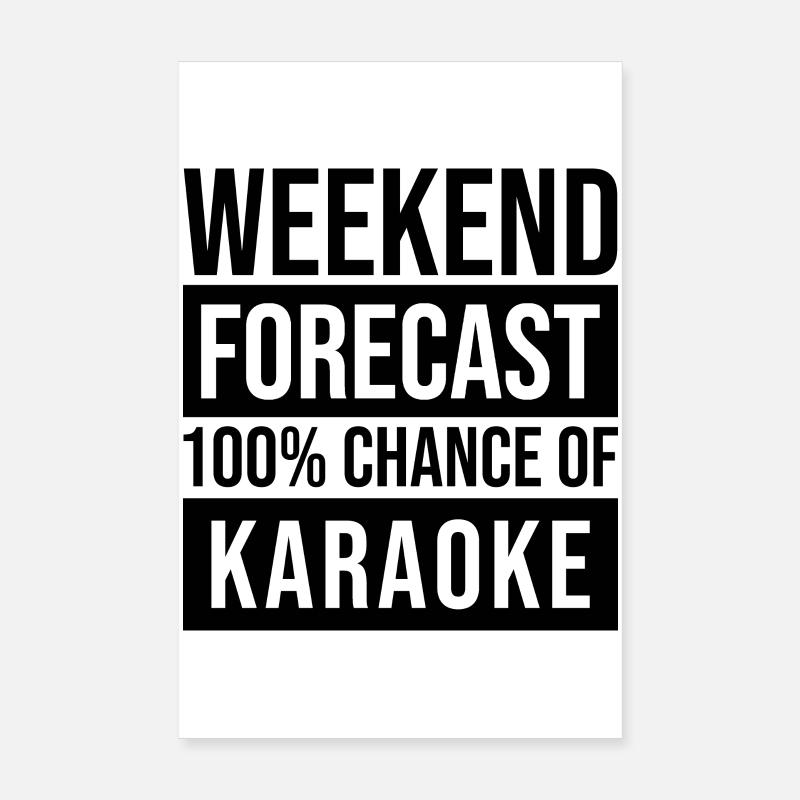 Karaoké Poster 20 x 30 cm