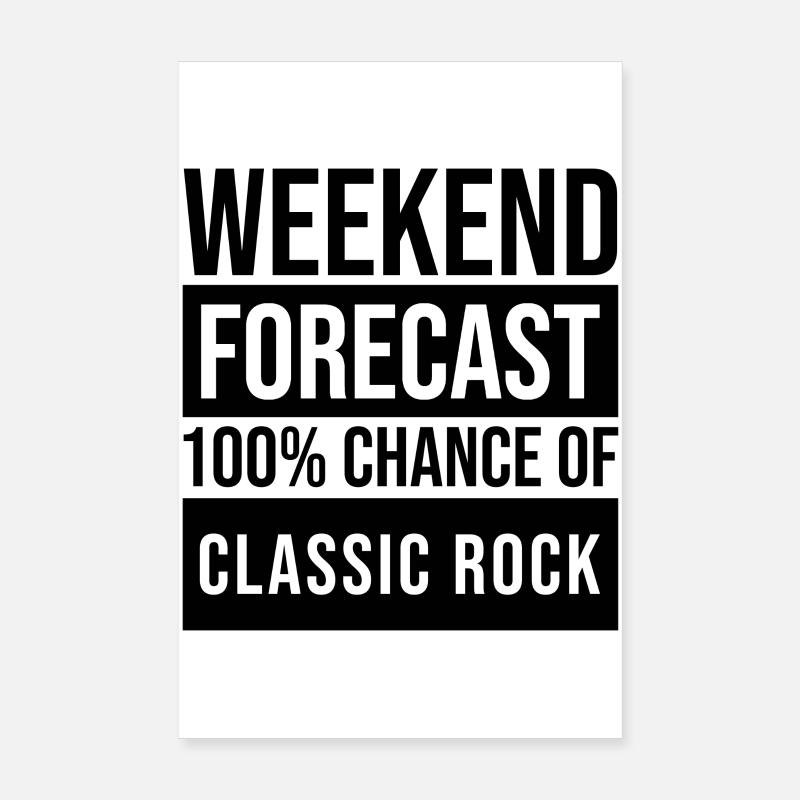 Rock classique Poster 20 x 30 cm