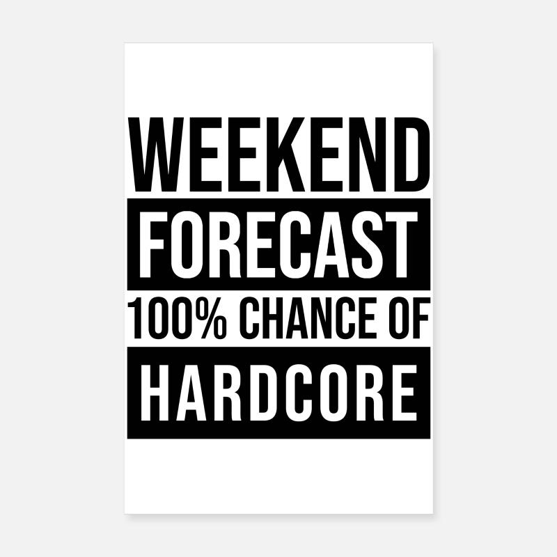Hardcore Poster 20 x 30 cm