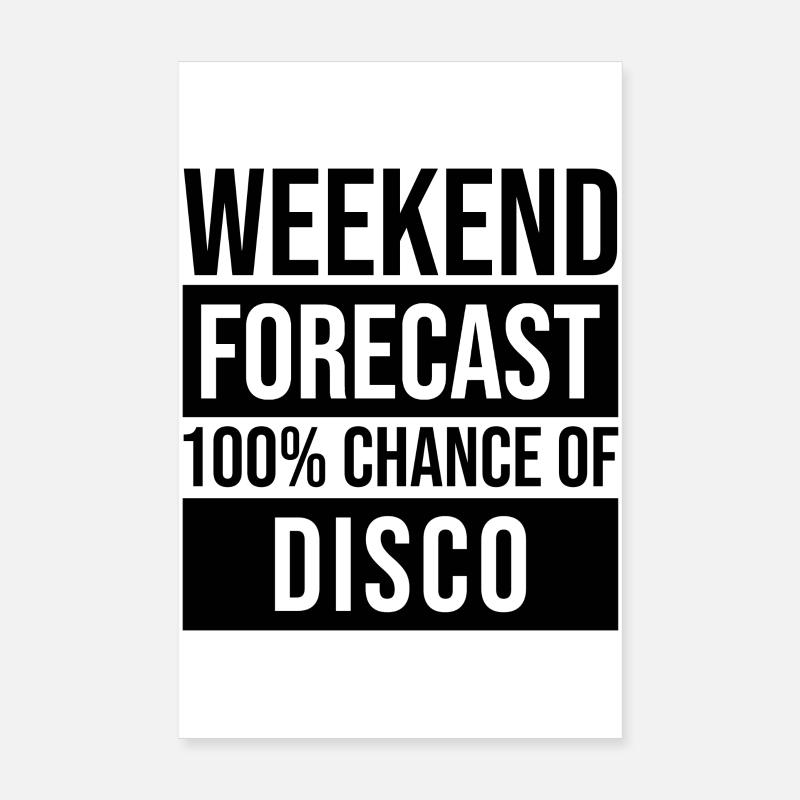 Disco Poster 8" x 12" (20x30 cm)