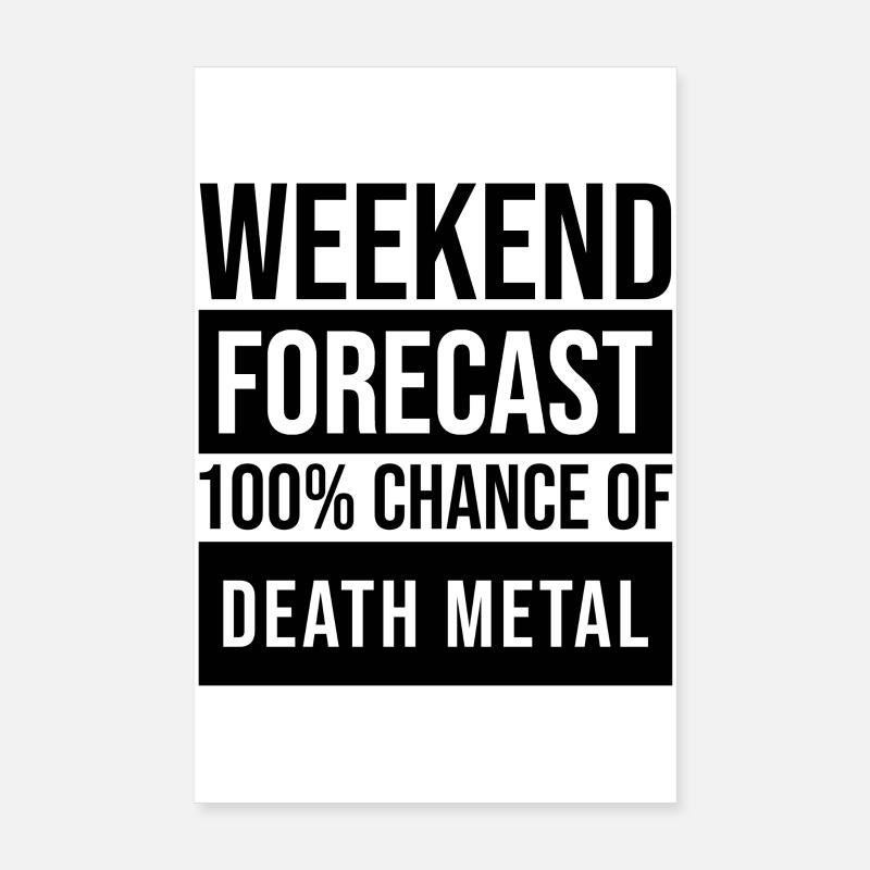 Death metal Poster 20 x 30 cm