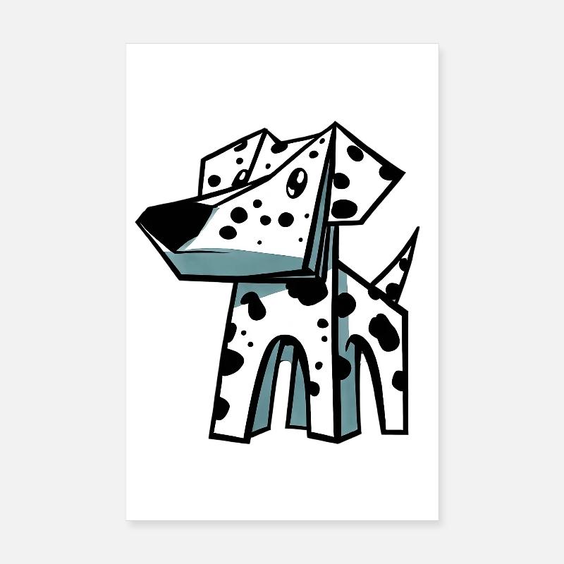 Chien dalmatien Poster 20 x 30 cm
