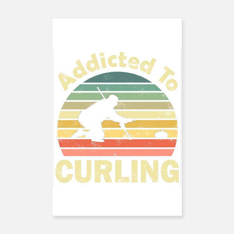Curling Poster 20x30 cm