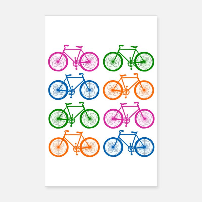 Bike Poster 8" x 12" (20x30 cm)