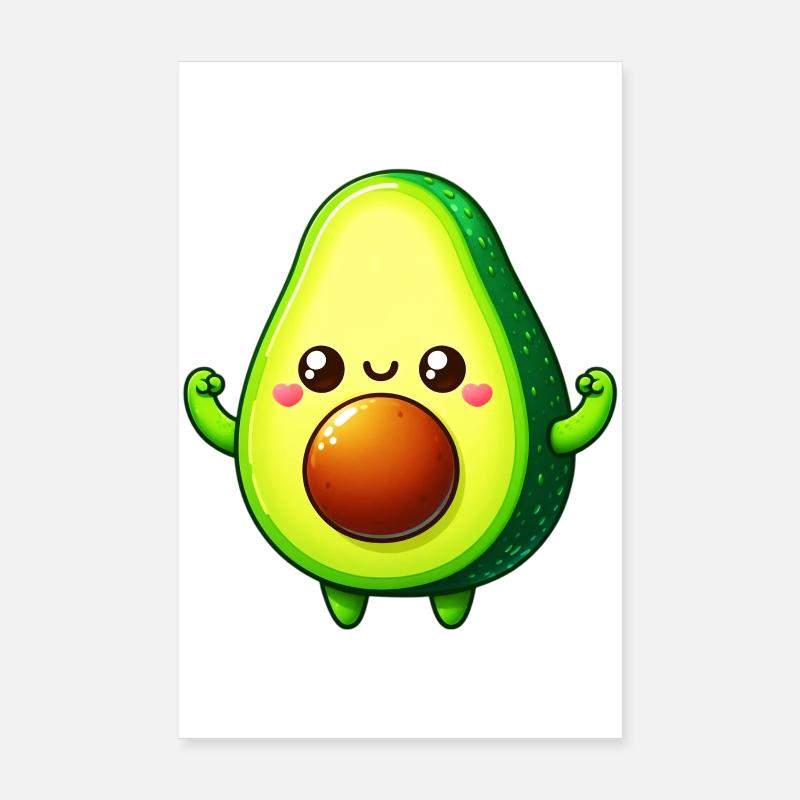 Avocado Poster 20x30 cm