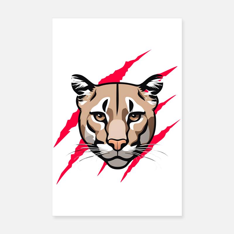 Mon couguar Poster 20 x 30 cm