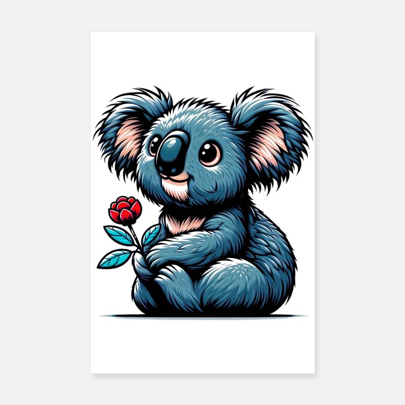 Koala Poster 8" x 12" (20x30 cm)