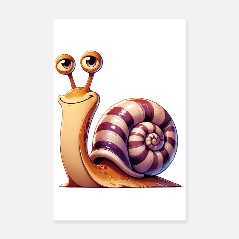 Escargot Poster 20 x 30 cm