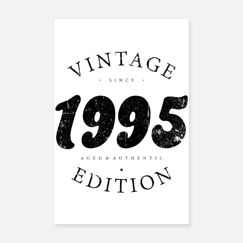 Édition Millésime 1995 Poster 20 x 30 cm