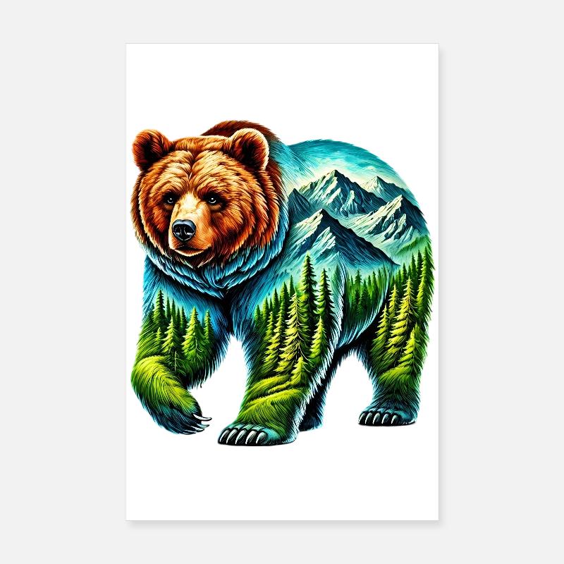 Ours Poster 20 x 30 cm