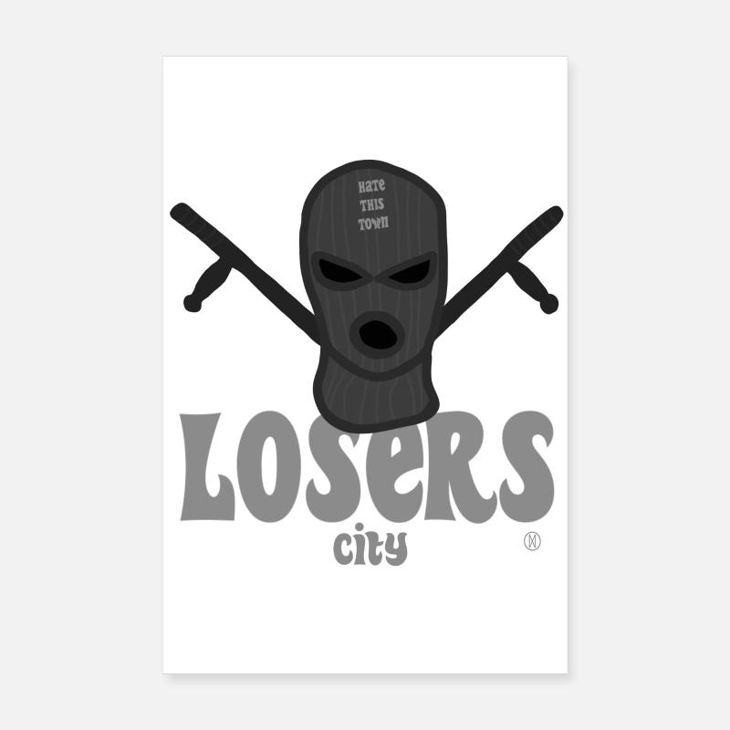 Thug on Protest Poster 8" x 12" (20x30 cm)