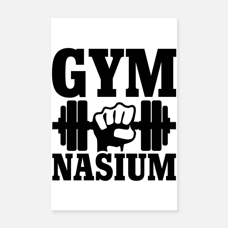 GYM Nasium - Entraînement Poster 20 x 30 cm