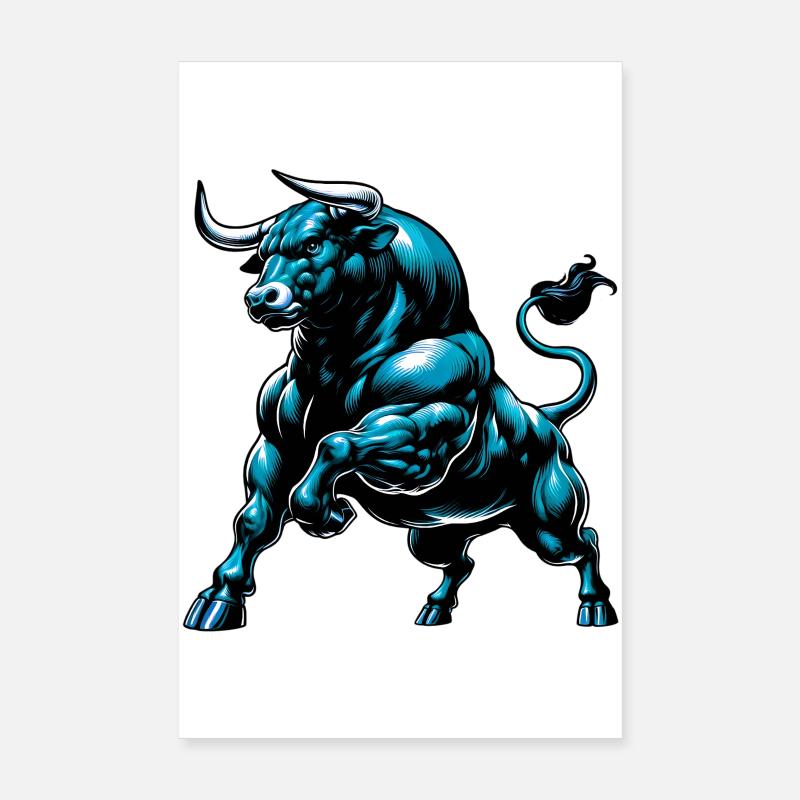 Taureau Poster 20 x 30 cm