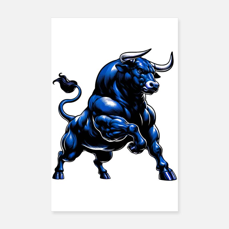 Stier Poster 20x30 cm