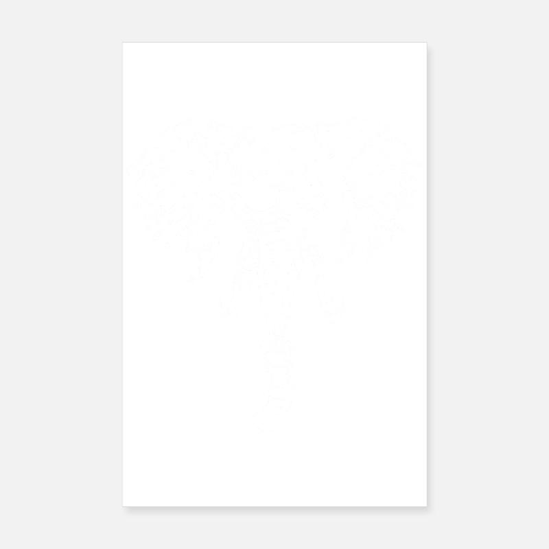 La force de l'éléphant Poster 20 x 30 cm