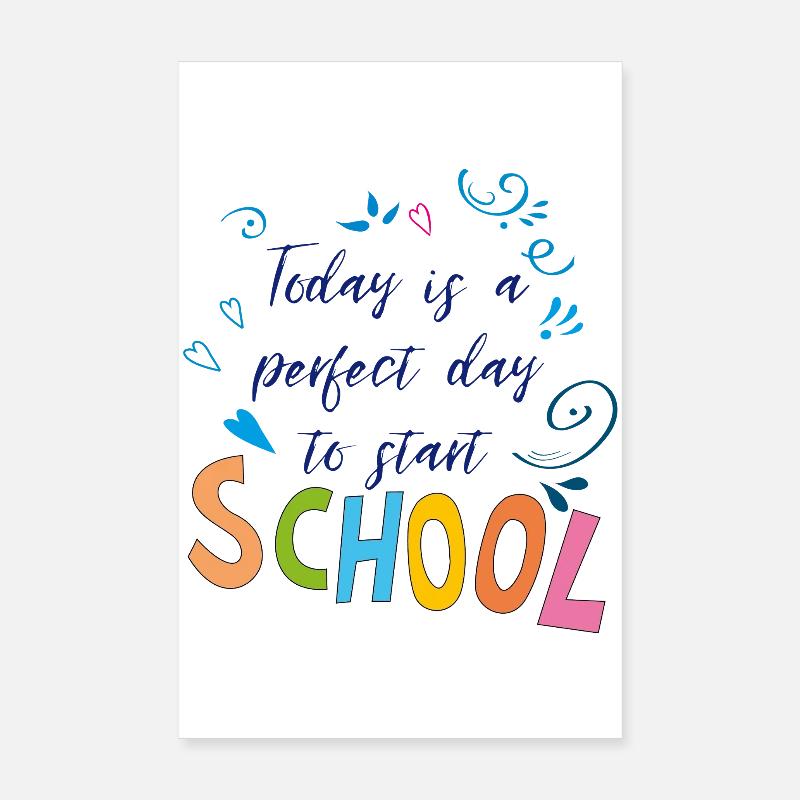 School Time Poster 8" x 12" (20x30 cm)