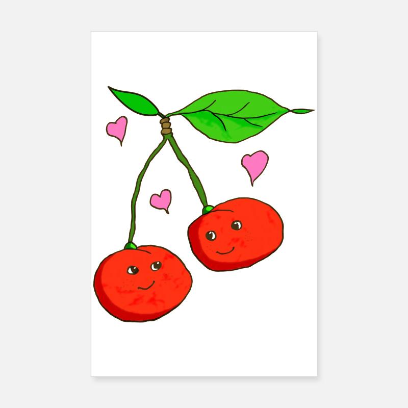 Kirschen Poster 20x30 cm