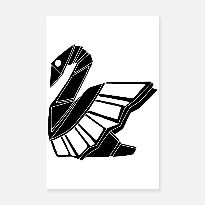 Cygne noir Poster 20 x 30 cm