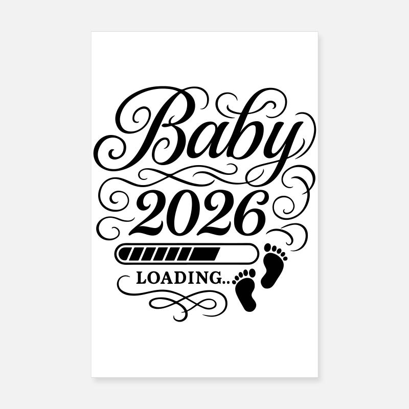 Baby 2026 Loading Poster 20x30 cm