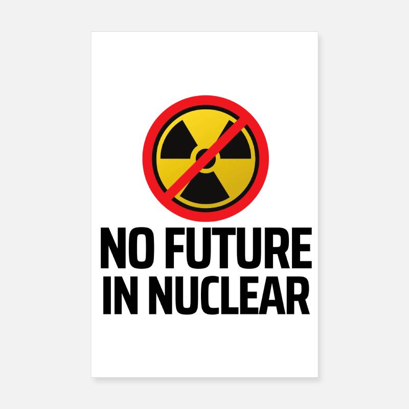 Pas d’énergie nucléaire Poster 20 x 30 cm