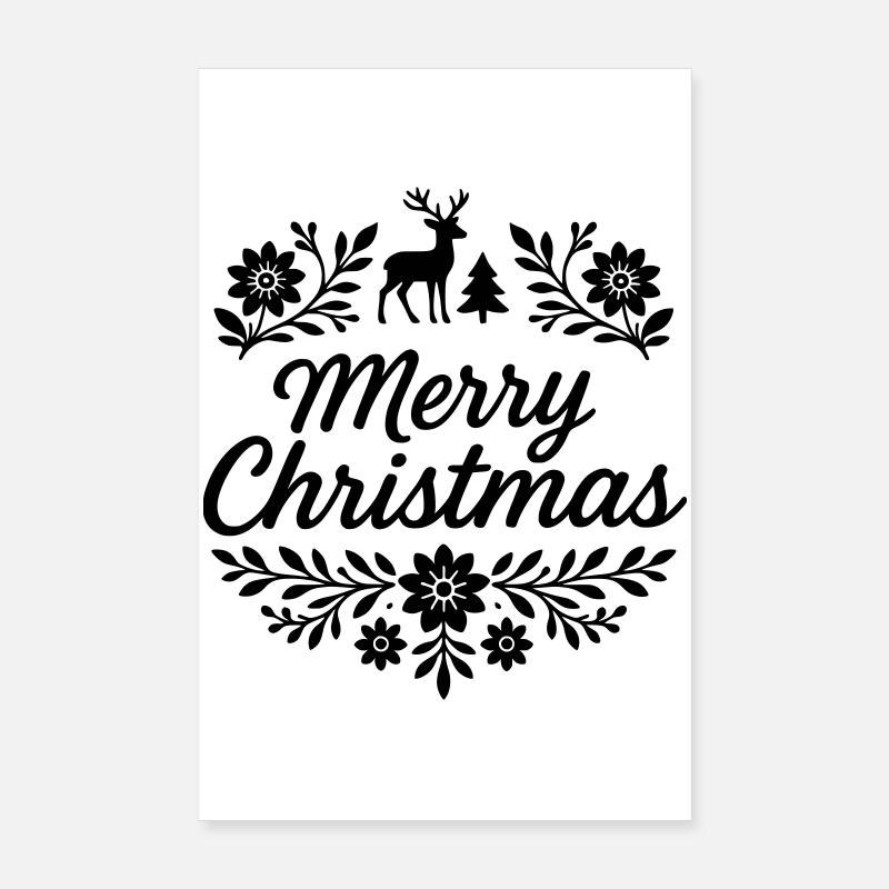 Christmas Poster 8" x 12" (20x30 cm)