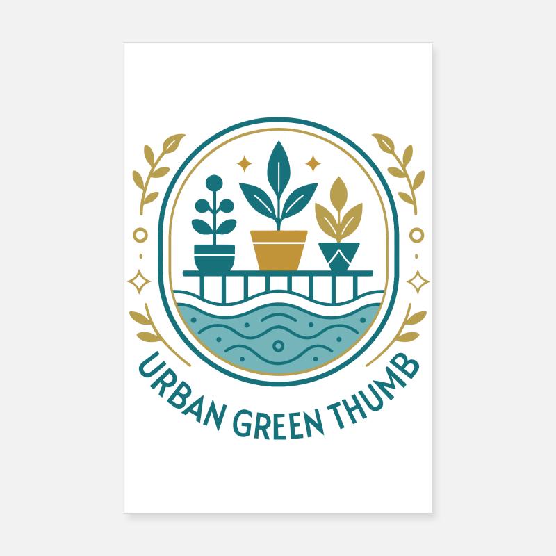 green thumb Poster 8" x 12" (20x30 cm)