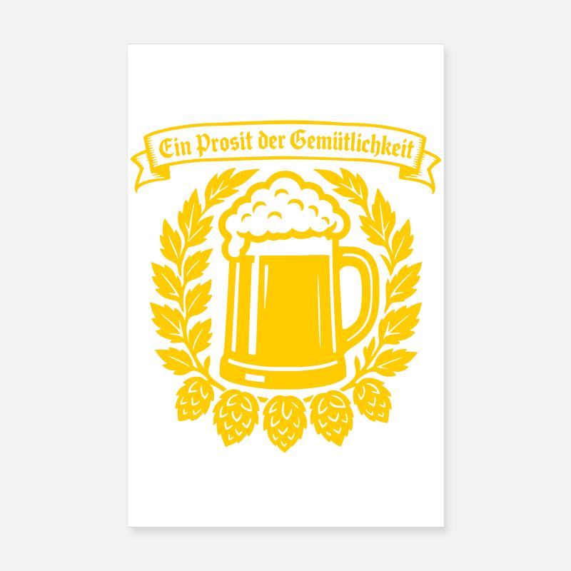 Ein Prosit der Gemütlichkeit Poster 20 x 30 cm