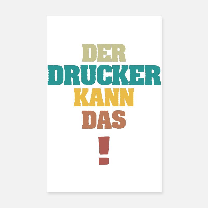 Drucker Poster 20x30 cm